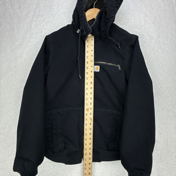 Carhartt Wildwood Jacket Sherpa Lined Womens Medium 100815 001 Black - Picture 6 of 15
